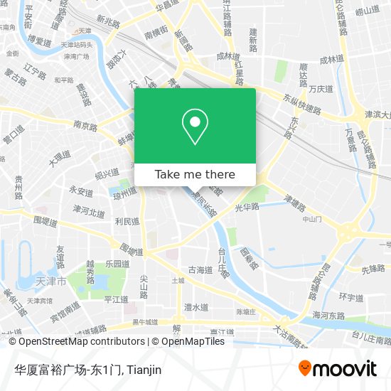 华厦富裕广场-东1门 map