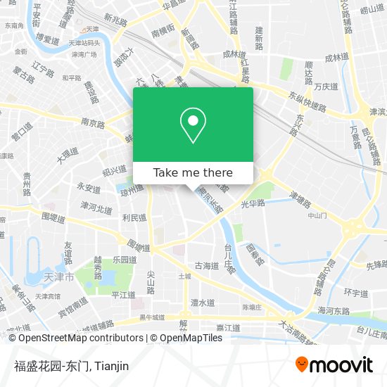 福盛花园-东门 map