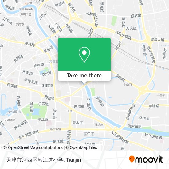 天津市河西区湘江道小学 map