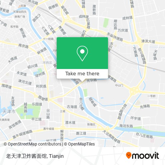 老天津卫炸酱面馆 map
