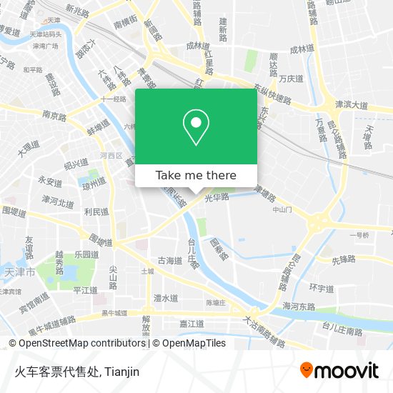 火车客票代售处 map
