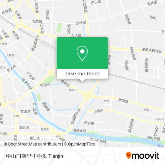中山门南里-1号楼 map