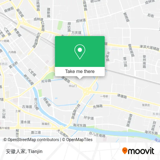 安徽人家 map