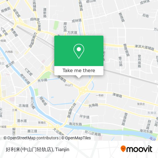 好利来(中山门轻轨店) map