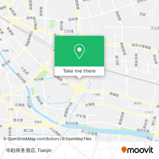 华勘商务酒店 map