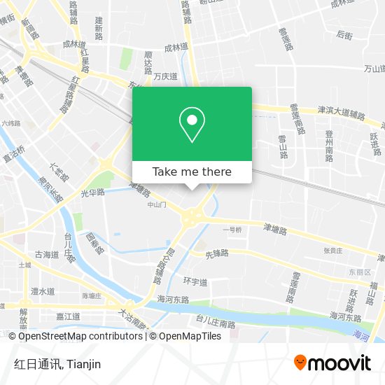 红日通讯 map