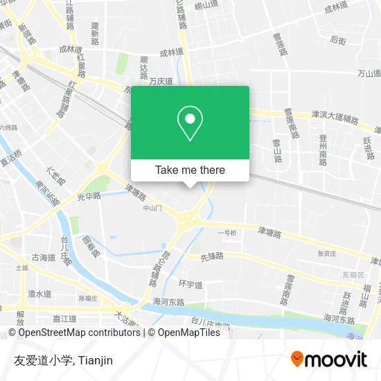 友爱道小学 map