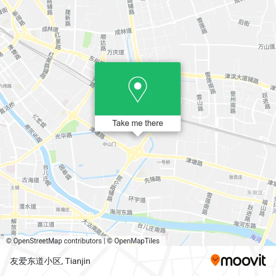 友爱东道小区 map
