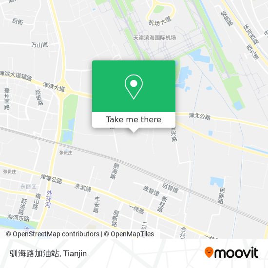 驯海路加油站 map