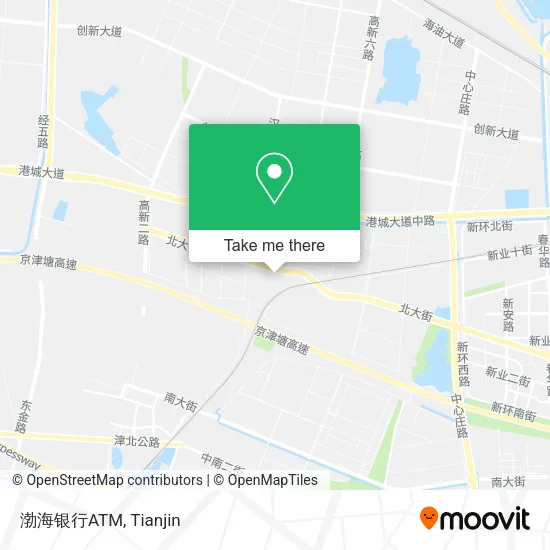 渤海银行ATM map