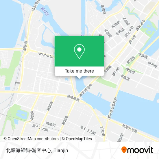 北塘海鲜街-游客中心 map