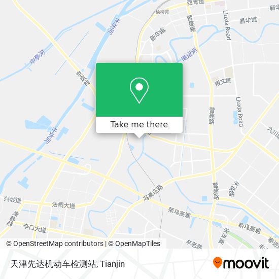 天津先达机动车检测站 map