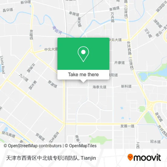 天津市西青区中北镇专职消防队 map