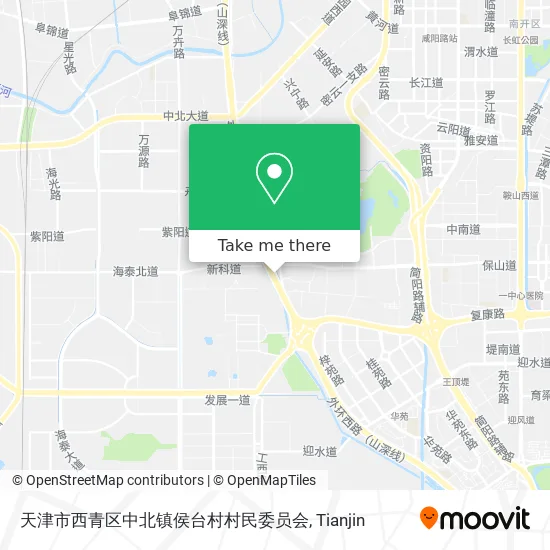 天津市西青区中北镇侯台村村民委员会 map