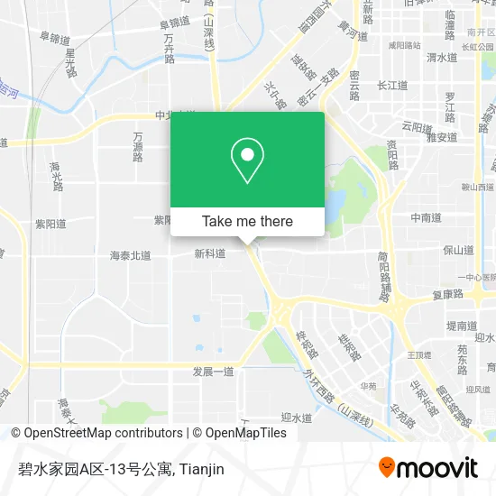 碧水家园A区-13号公寓 map