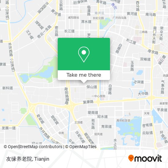 友缘养老院 map