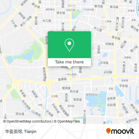 华盈面馆 map