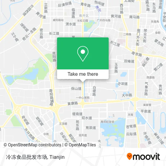 冷冻食品批发市场 map