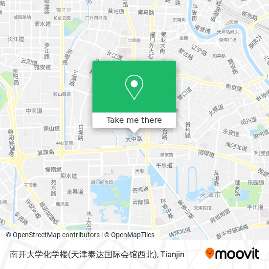 南开大学化学楼(天津泰达国际会馆西北) map