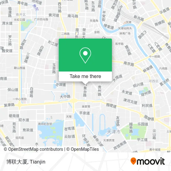 博联大厦 map