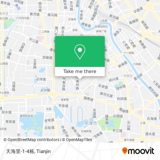 天海里-1-4栋 map
