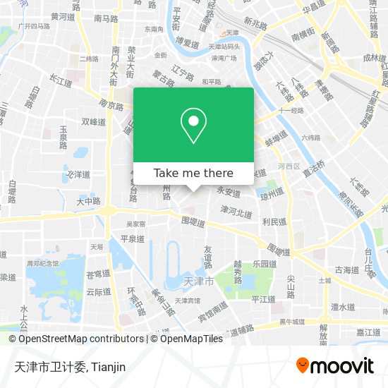 天津市卫计委 map