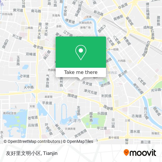 友好里文明小区 map