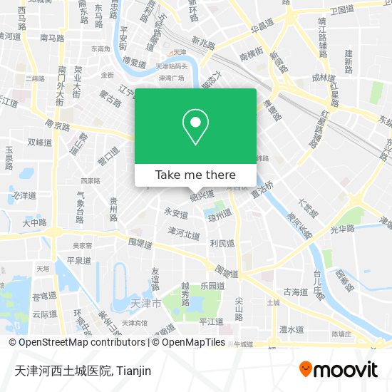 天津河西土城医院 map