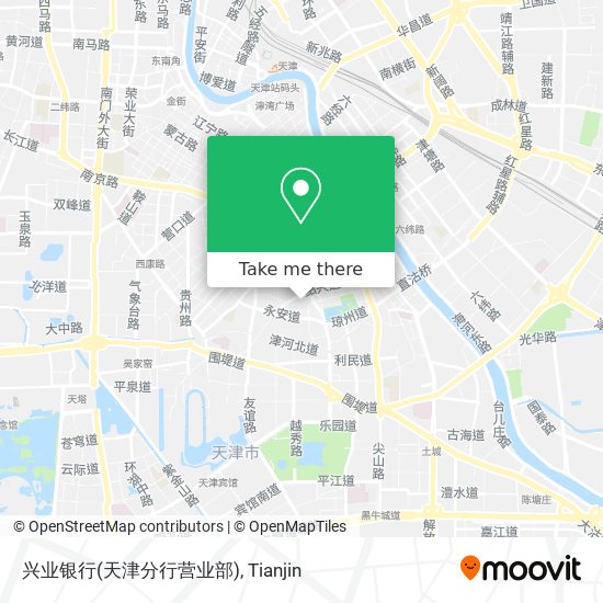 兴业银行(天津分行营业部) map