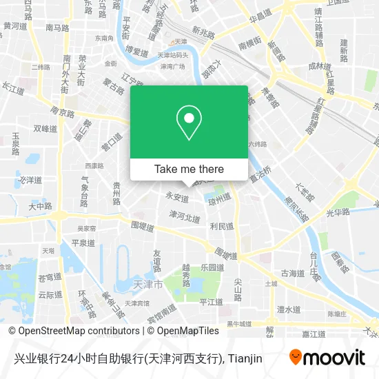 兴业银行24小时自助银行(天津河西支行) map