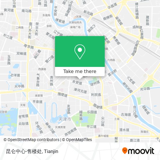 昆仑中心-售楼处 map