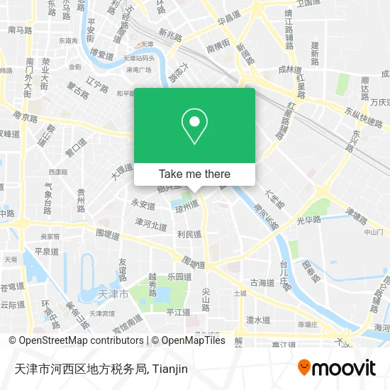 天津市河西区地方税务局 map