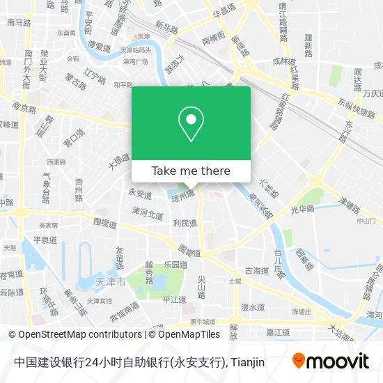 中国建设银行24小时自助银行(永安支行) map