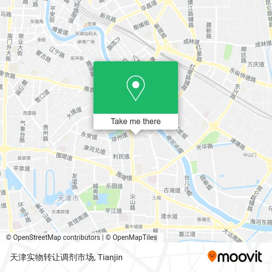 天津实物转让调剂市场 map