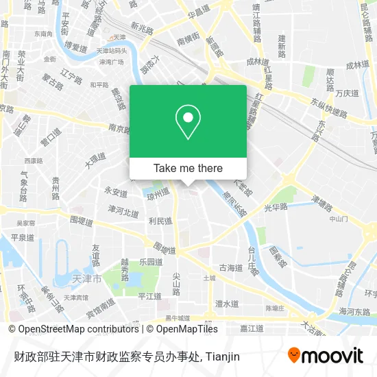 财政部驻天津市财政监察专员办事处 map