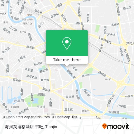 海河英迪格酒店-书吧 map