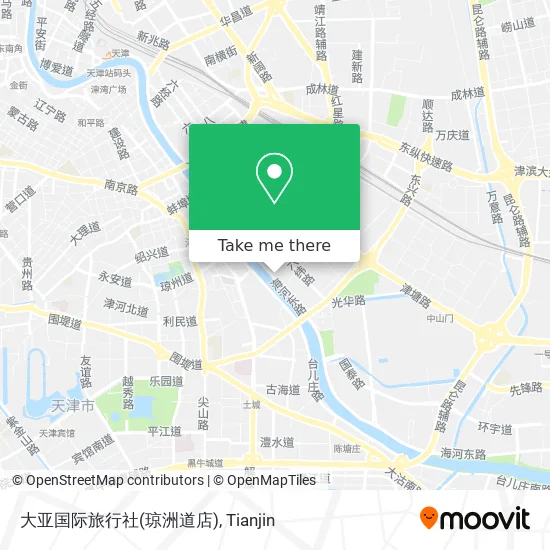 大亚国际旅行社(琼洲道店) map