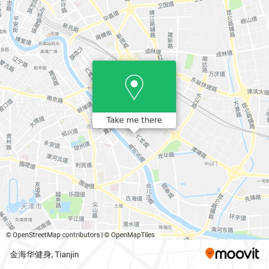 金海华健身 map