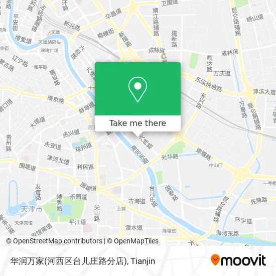 华润万家(河西区台儿庄路分店) map