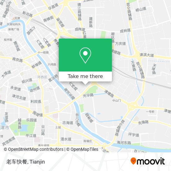 老车快餐 map