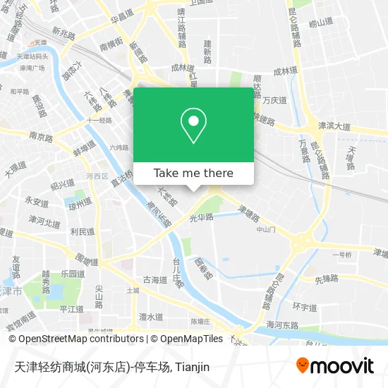 天津轻纺商城(河东店)-停车场 map