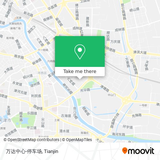 万达中心-停车场 map