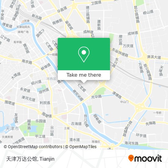 天津万达公馆 map