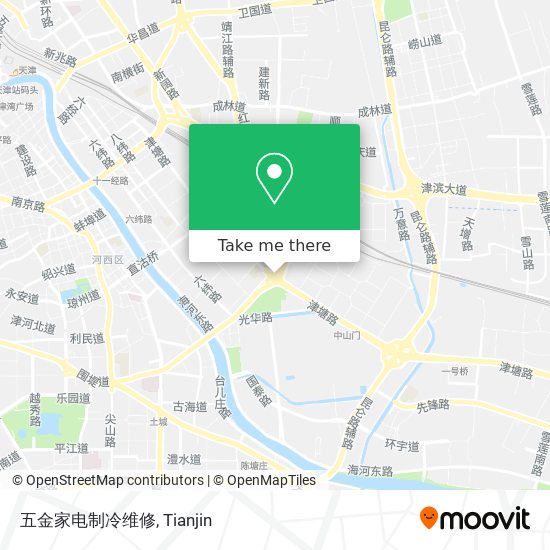 五金家电制冷维修 map