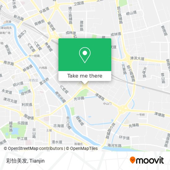 彩怡美发 map