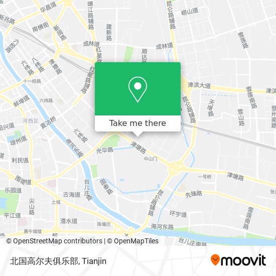 北国高尔夫俱乐部 map
