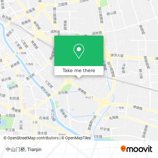 中山门桥 map