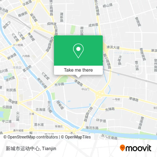 新城市运动中心 map