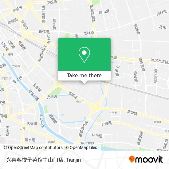 兴喜客饺子菜馆中山门店 map