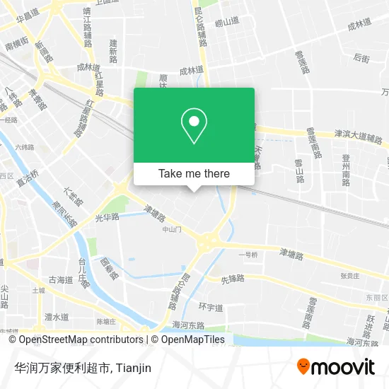 华润万家便利超市 map